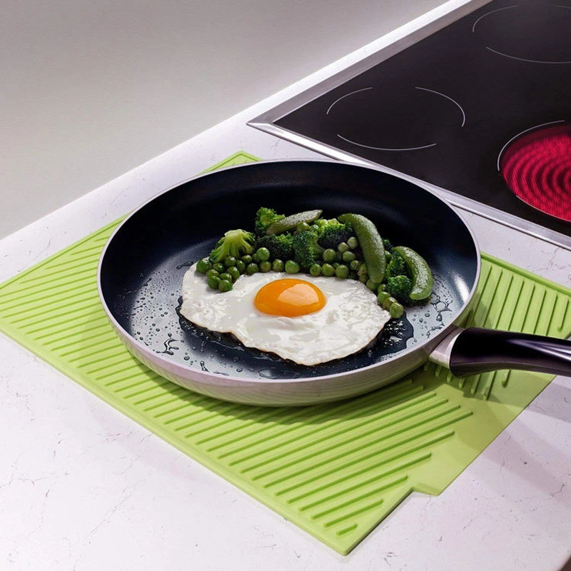 Silicone Dish Drying Mat Drain Mat Countertop Protection Esg11888